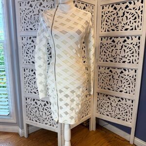 NWT Fashion Nova ‘Edges That Scratch’ White Bandage Mini Dress Sz S